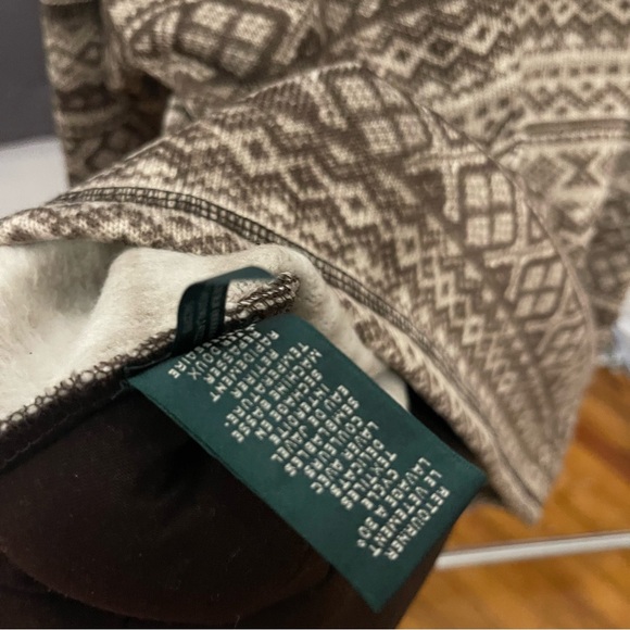 Patterned Tan Hoodie - Picture 7 of 8